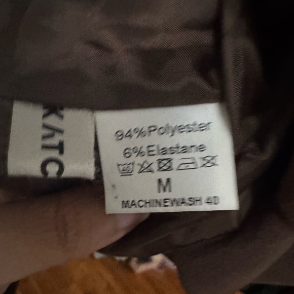 KatchMe Women's Vintage Collared Zipper Long Sleeve Oversize Jacket - Picture 3 of 4